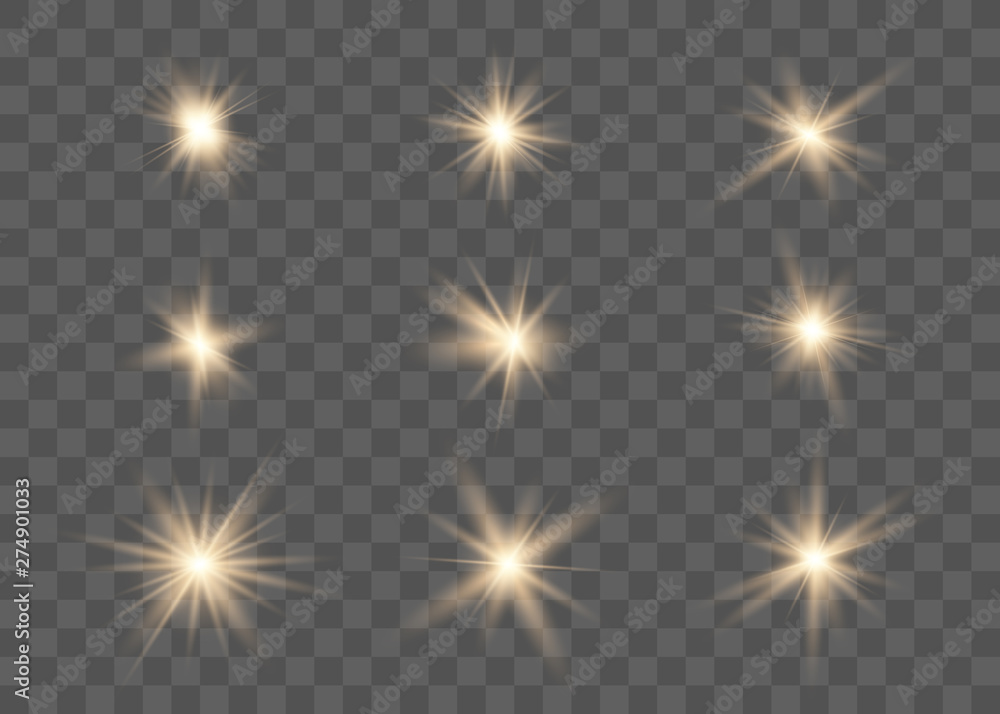 Glowing lights effect. Glowing lights effect.