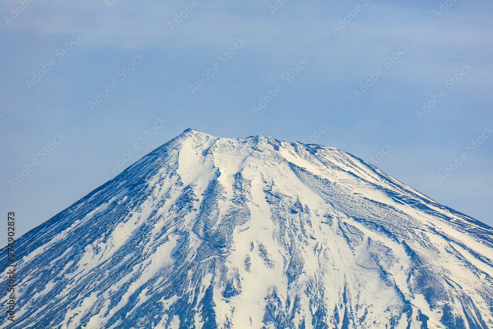 Mt.Fuji  Summit snowcapped