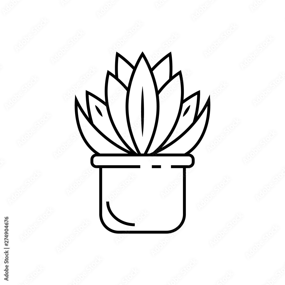 indoor plant vector icon on white background indoor plant vector icon on white background