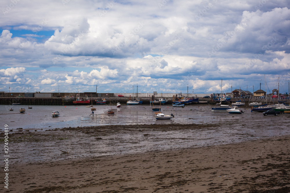 fishing boats in harbour