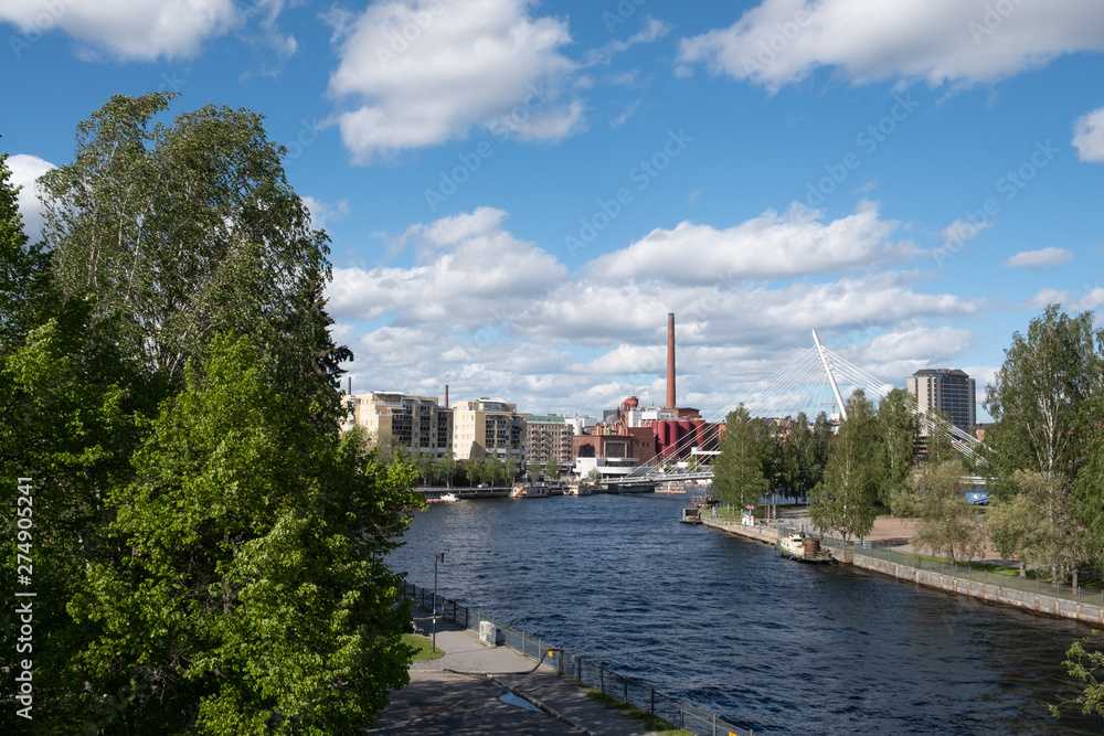 Skyline of Tampere, Finland