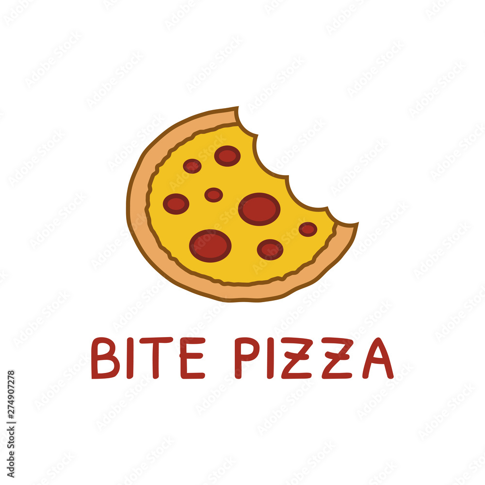 Bite Pizza Logo Bite Pizza Logo