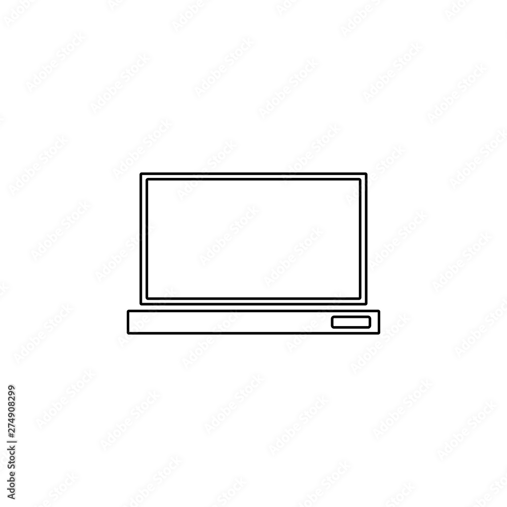computer icon. Element of web for mobile concept and web apps icon. Outline, thin line icon for website design and development, app development computer icon. Element of web for mobile concept and web apps icon. Outline, thin line icon for website design and development, app development