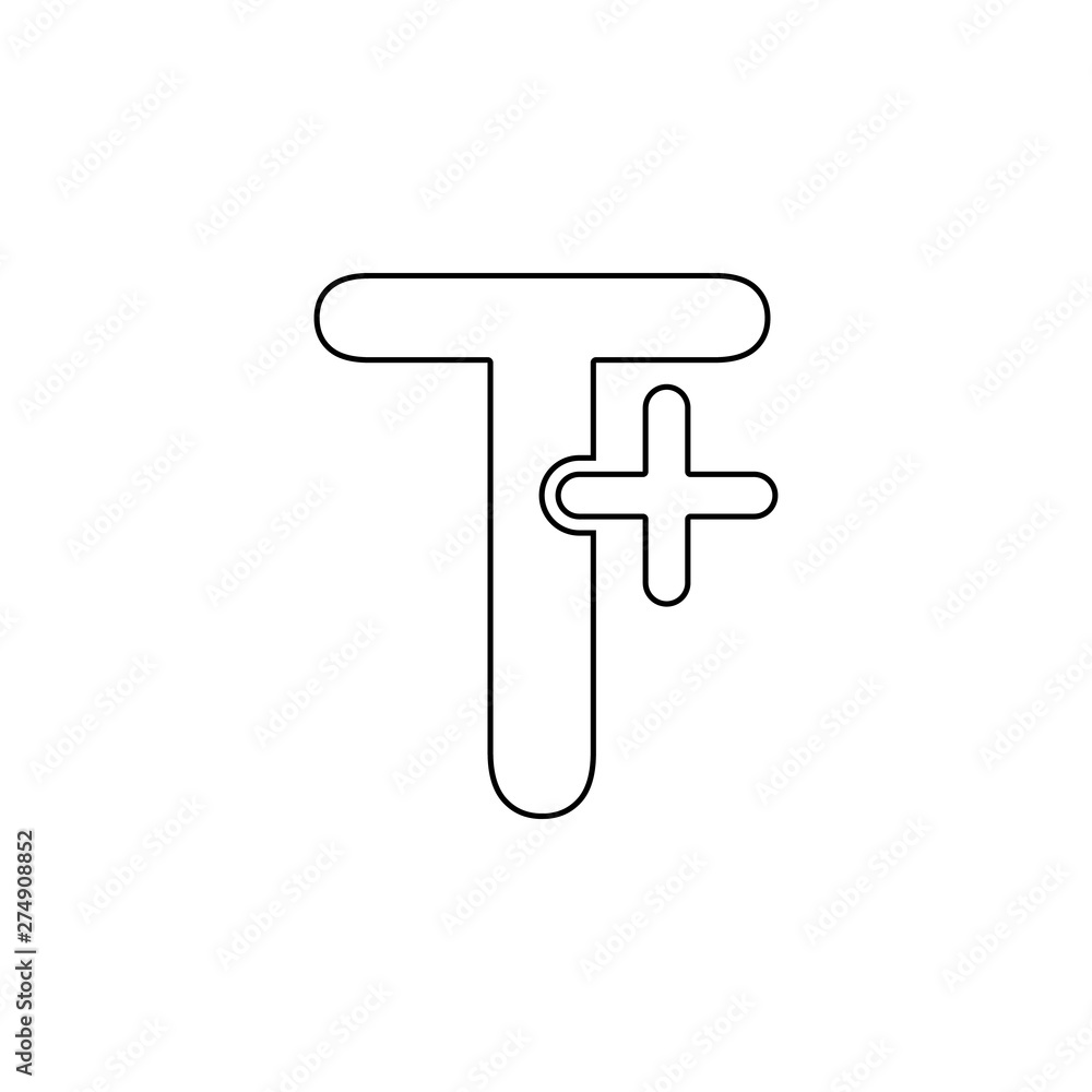 increase font icon. Element of web for mobile concept and web apps icon. Outline, thin line icon for website design and development, app development increase font icon. Element of web for mobile concept and web apps icon. Outline, thin line icon for website design and development, app development