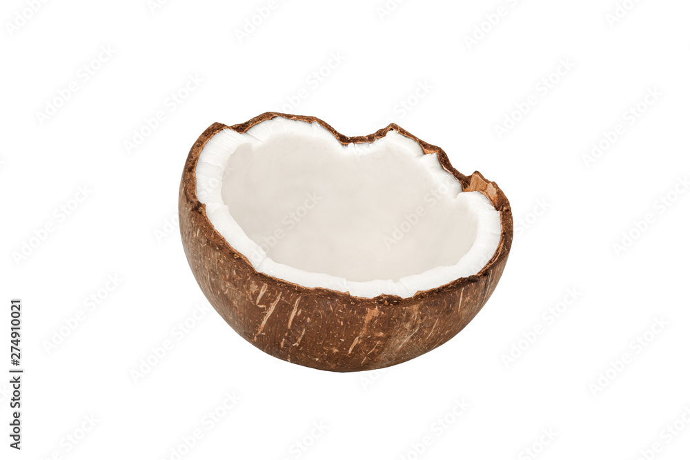 Coconut isolated on white background. Coconut isolated on white background.