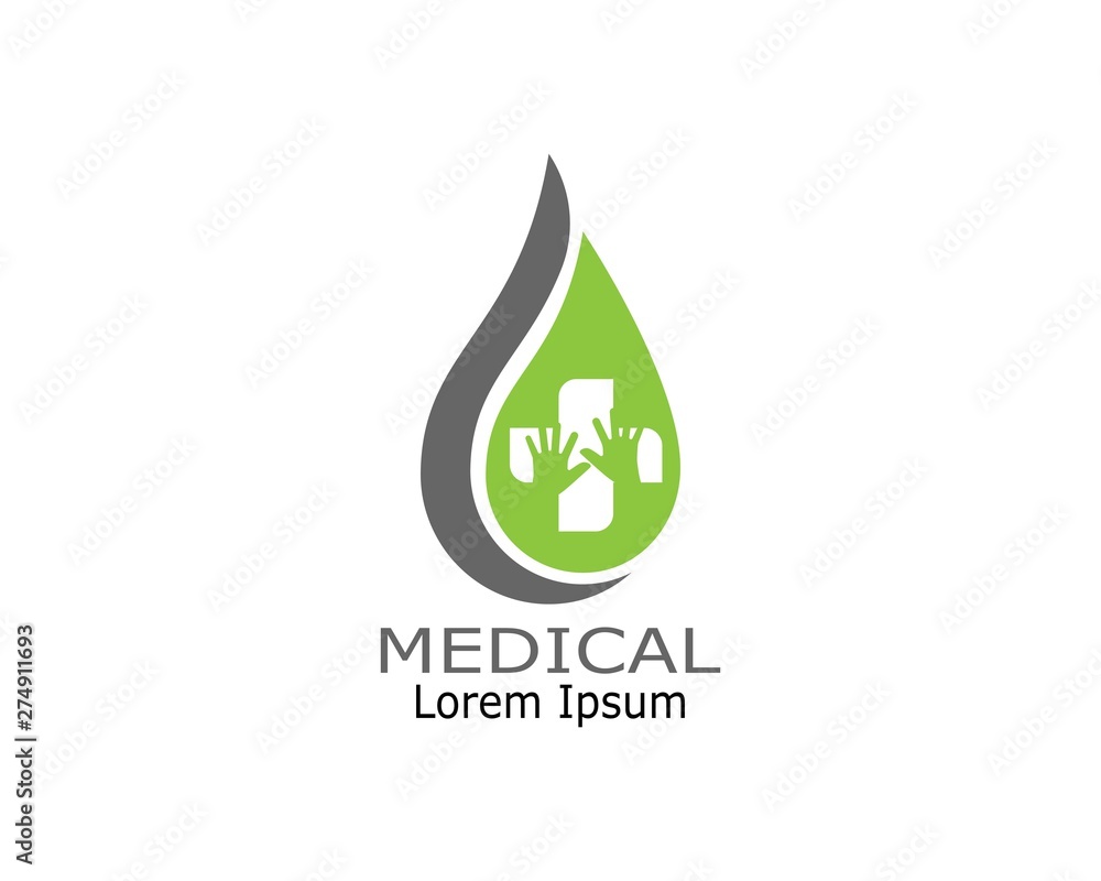 Health Medical Logo template vector illustration design Health Medical Logo template vector illustration design