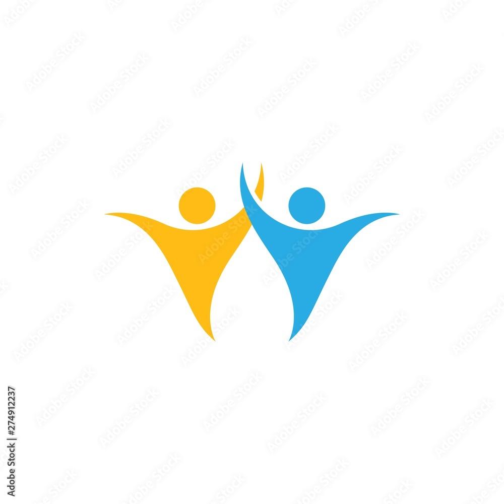 Obraz premium community care Logo