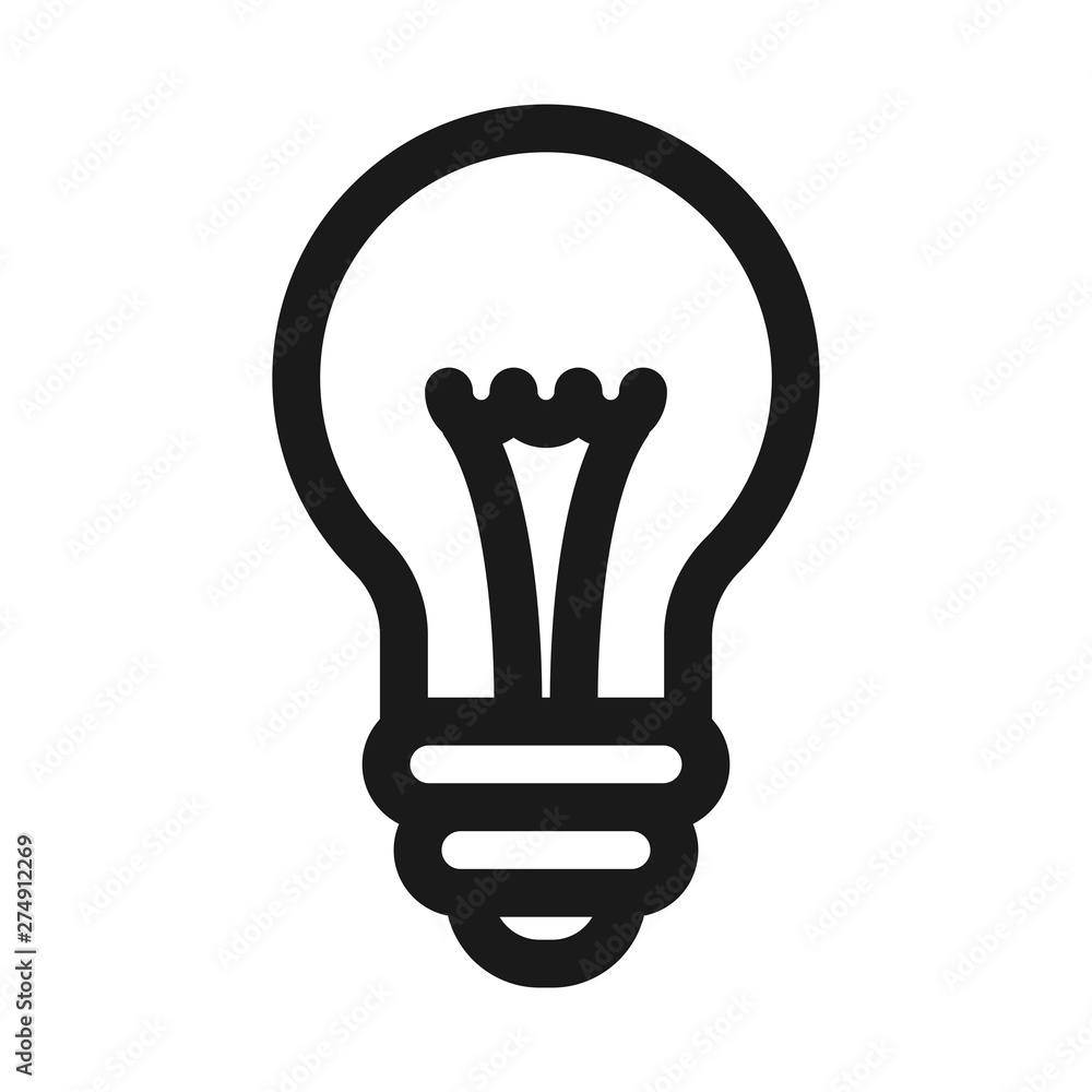 lightbulb - minimal line web icon. simple vector illustration. concept for infographic, website or app. lightbulb - minimal line web icon. simple vector illustration. concept for infographic, website or app.