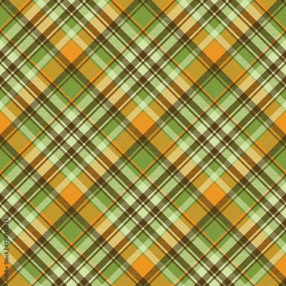 Irish check plaid fabric texture seamless pattern Irish check plaid fabric texture seamless pattern