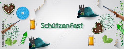 Schützenfest. Zielscheibe - Schützenfest