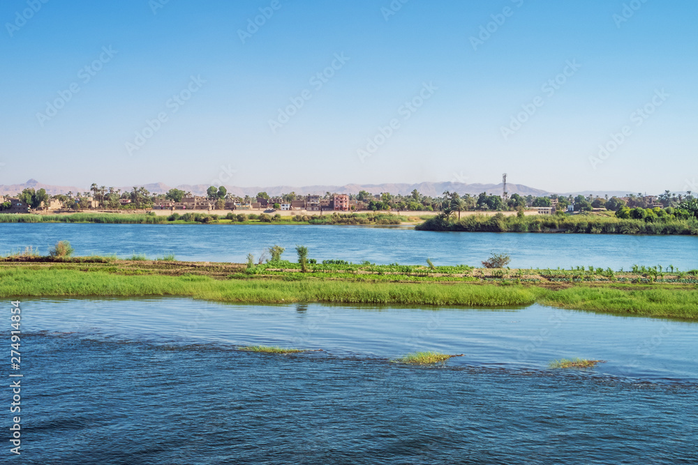 Looking over Armant Island, in the vicinity of Luxor