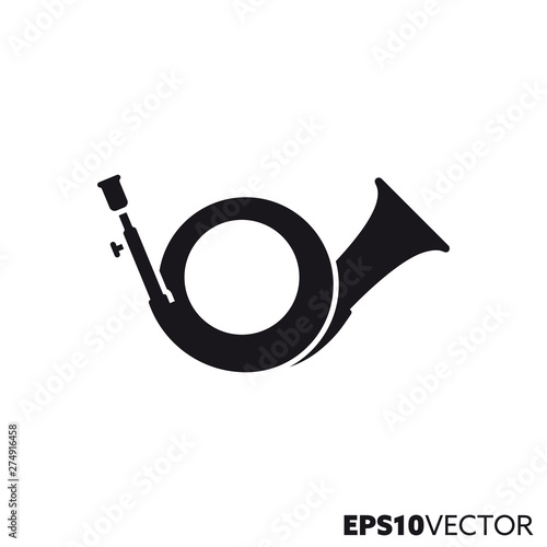 Horn vector glyph icon photo