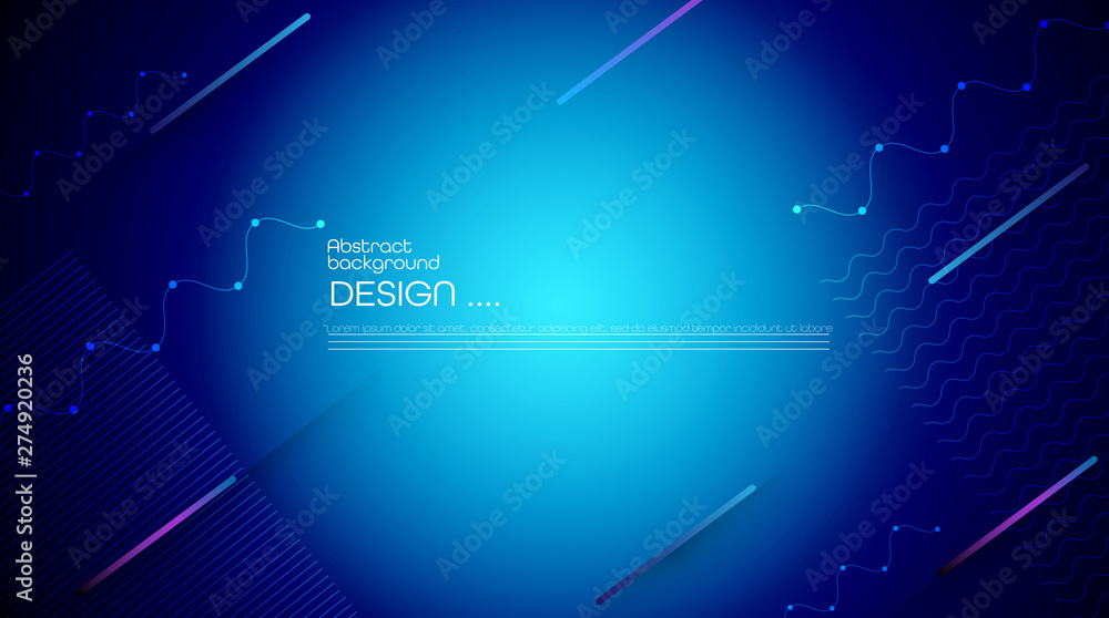 Abstract dynamic motion of geometric shape, pattern composition. Colorful gradient background. Vector modern graphic, minimal design elements for a backdrop, template, poster, wallpaper, flyer, layout