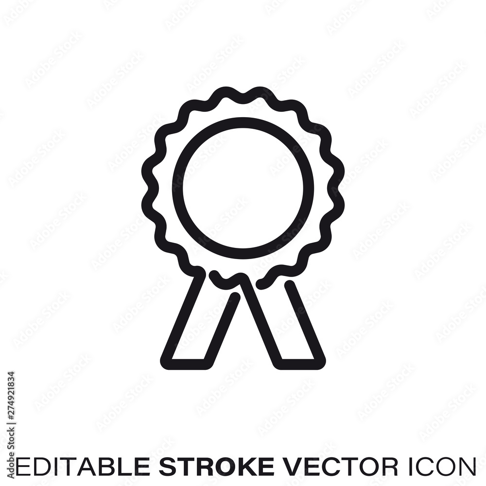 Award vector line icon Award vector line icon