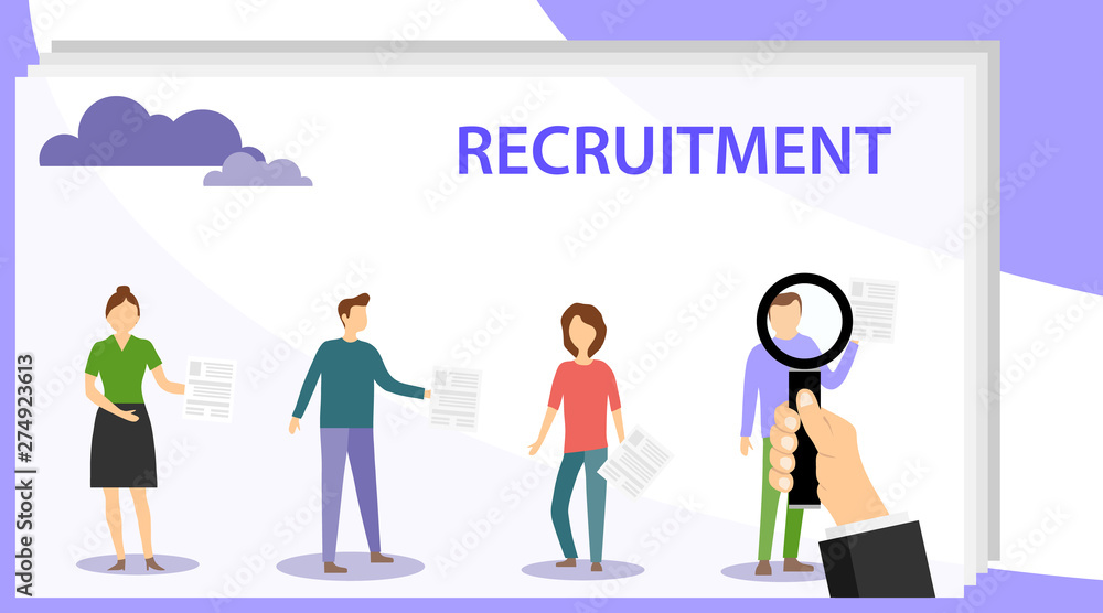 Concept Human Resources, Recruitment for web page, banner, presentation, social media, documents, cards, posters. We are hiring IT Talent, Business recruitment, human resources Concept Human Resources, Recruitment for web page, banner, presentation, social media, documents, cards, posters. We are hiring IT Talent, Business recruitment, human resources