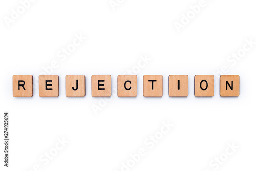 The word REJECTION