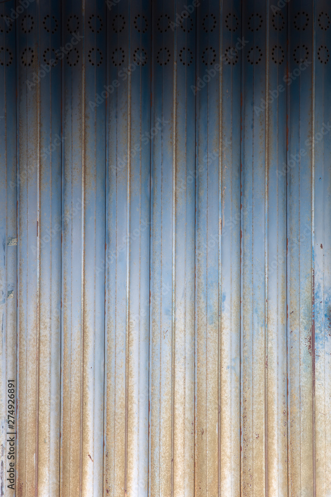 Siding metal vertical panels texture closeup Siding metal vertical panels texture closeup