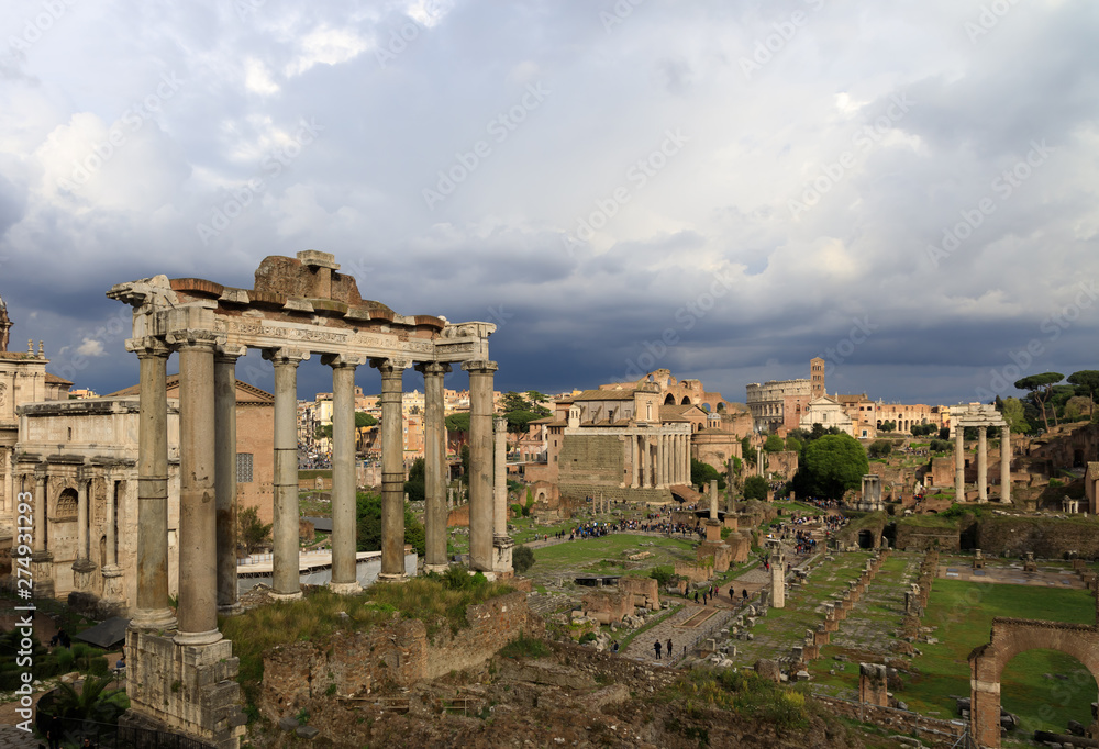 Roman forum, Palatine Hill.
