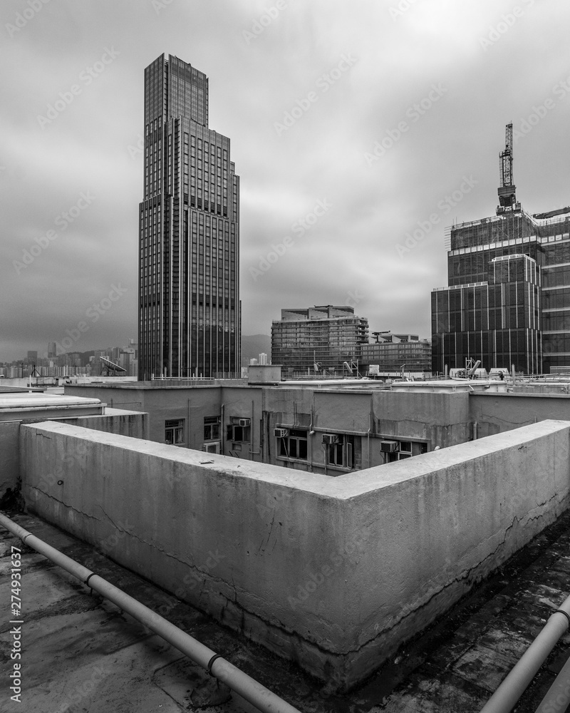 Fototapeta premium On the Chungking Mansions rooftop