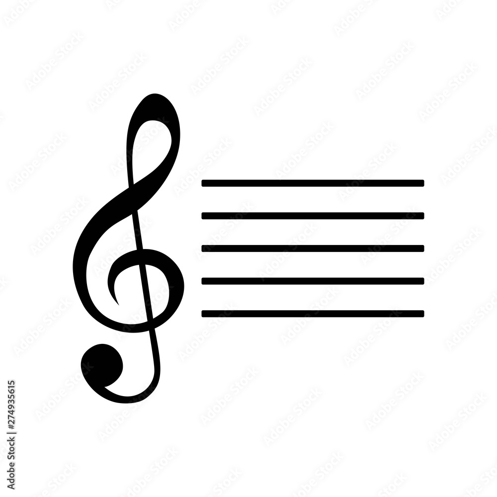 Music notes, song, melody and tune vector Music notes, song, melody and tune vector