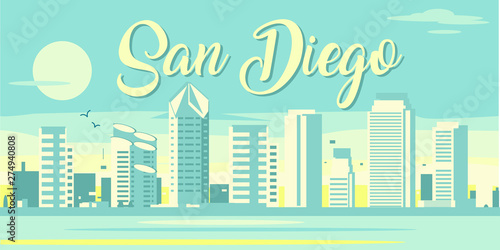 San Diego California skyline