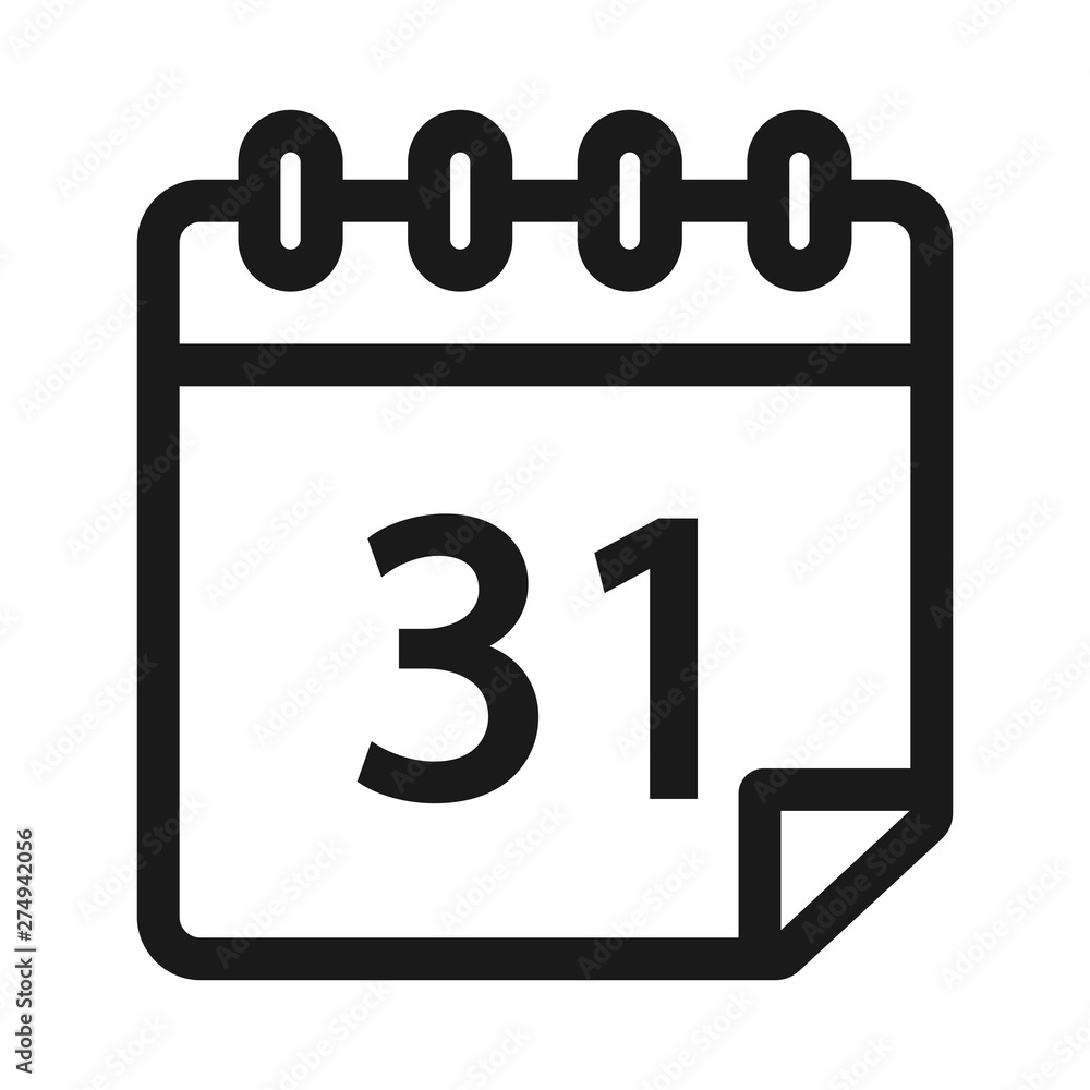 calendar - minimal line web icon. simple vector illustration. concept for infographic, website or app. calendar - minimal line web icon. simple vector illustration. concept for infographic, website or app.