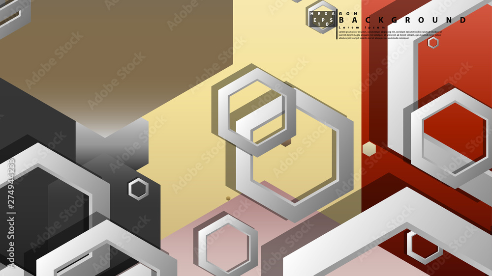 Modern geometric abstract vector templates stone and brick color compositions. Vector illustration