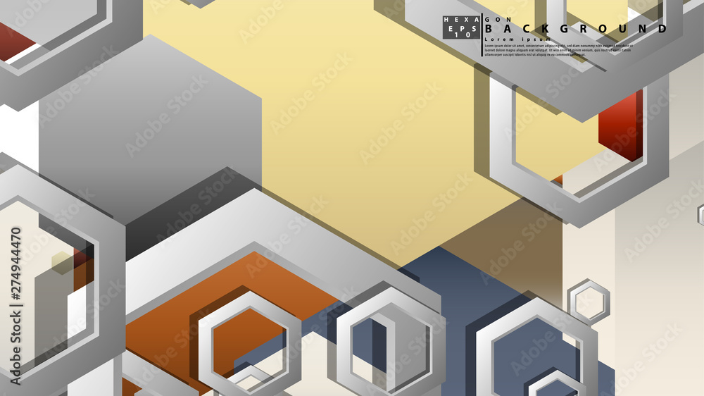 Modern geometric abstract vector templates stone and brick color compositions. Vector illustration