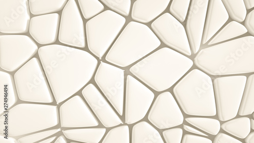 Fototapeta Naklejka Na Ścianę i Meble -  Abstract stone texture white background. 3d illustration, 3d rendering.