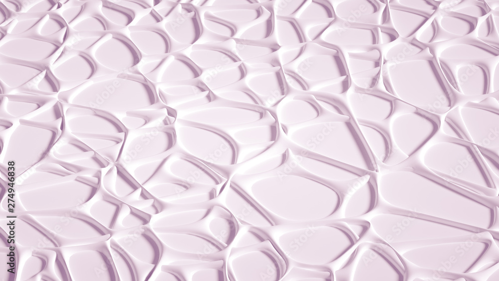 Obraz premium Abstract stone texture white background. 3d illustration, 3d rendering.