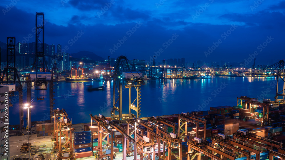 Sea Port In Hong Kong