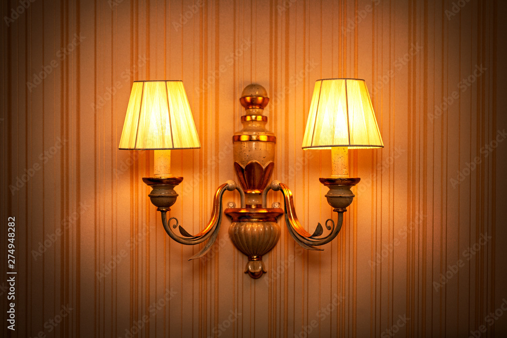 warm wall sconce
