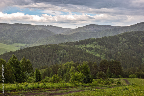 landscape in the mountains