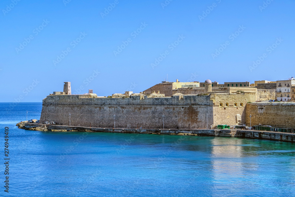 View of Valletta walls, Malta