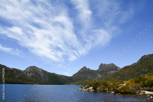 Wallpaper Mural Dove lake and Cradle Mountain in the day Torontodigital.ca
