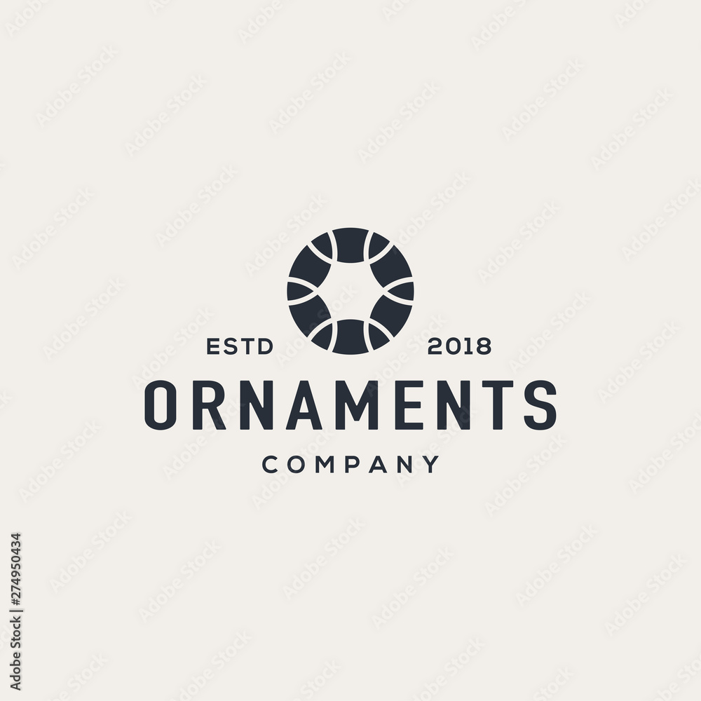 Ornament logo design concept. Universal ornament logo. Ornament logo design concept. Universal ornament logo.