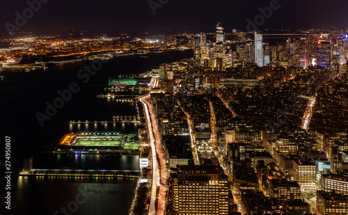 New York city Mid town Aerial