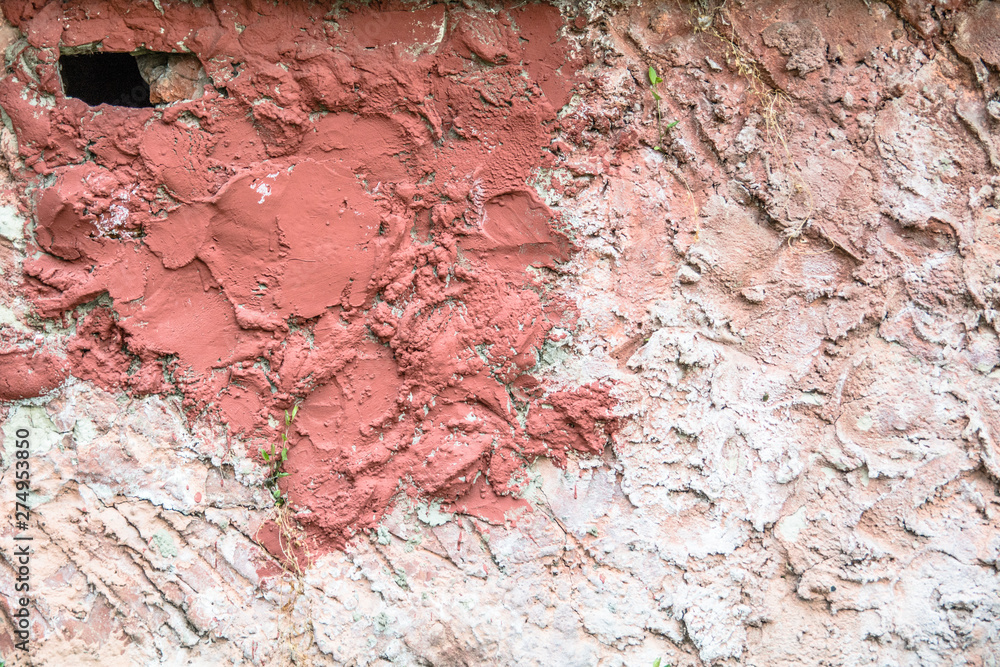 Naklejka premium background texture concrete pink old wall