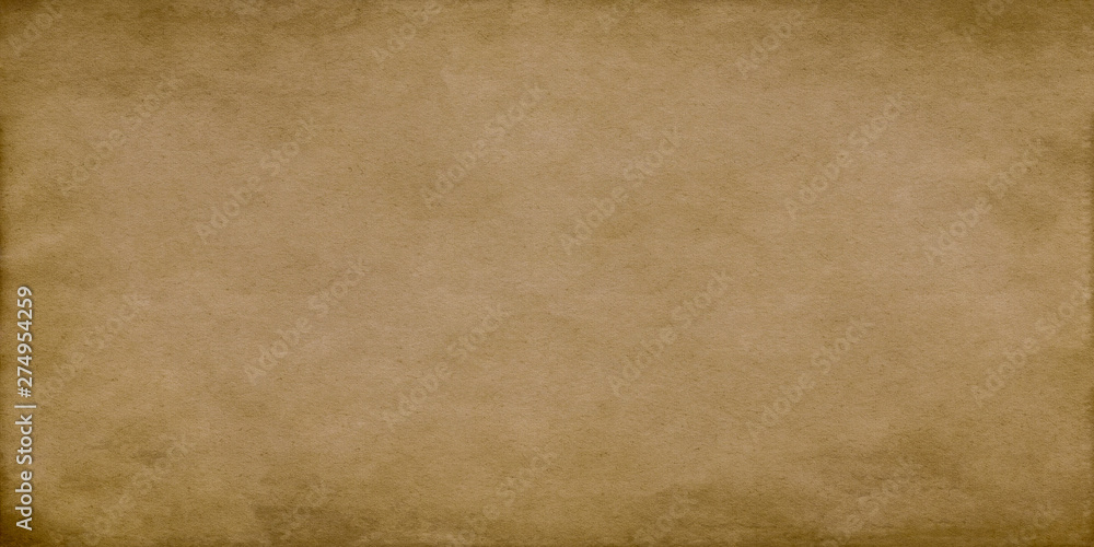 Fototapeta premium Brown wide grunge vintage paper.