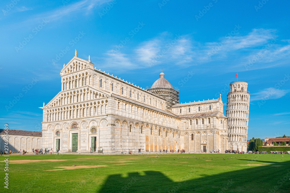 Pisa Cathedral and the Leaning Tower in Pisa