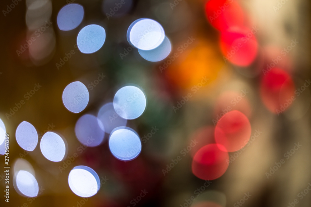 Fototapeta premium Colored abstract blurred light background.