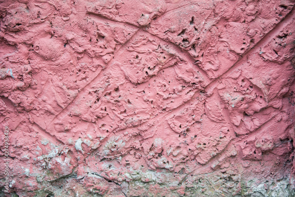 background texture concrete pink old wall