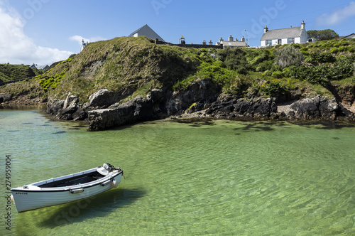 Port of Ness, UK - June 2018: Port of Ness beach, Isle of Lewis, Outer Hebrides, Scotland, Unitek Kingdom.