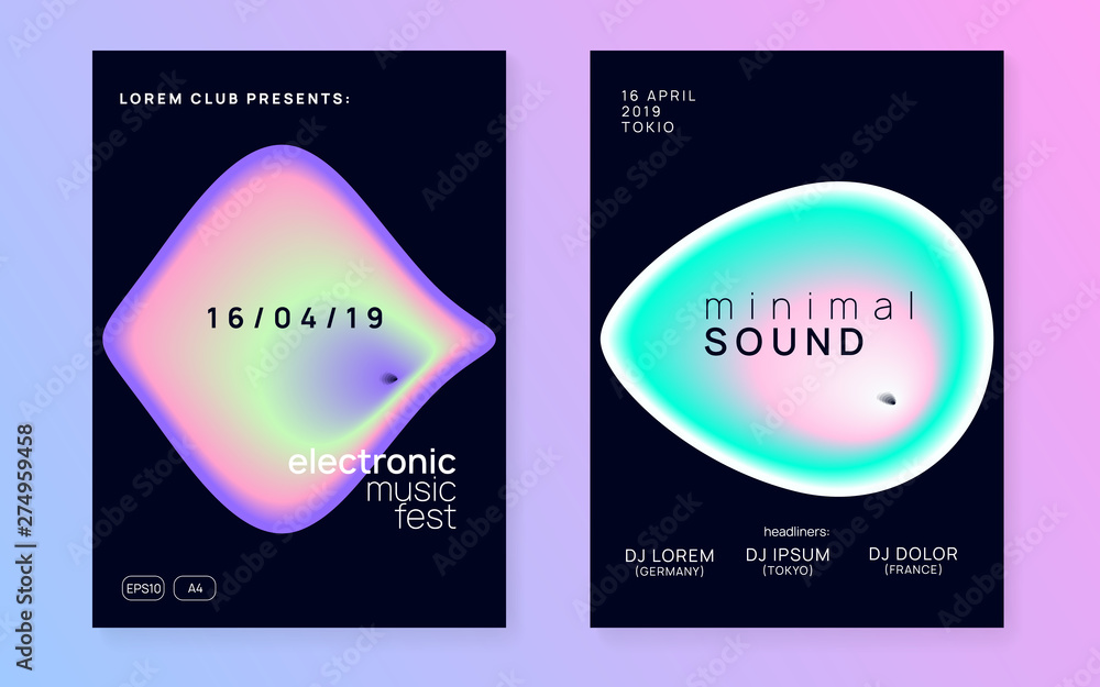 Summer fest flyer and music poster. Summer fest flyer and music poster.