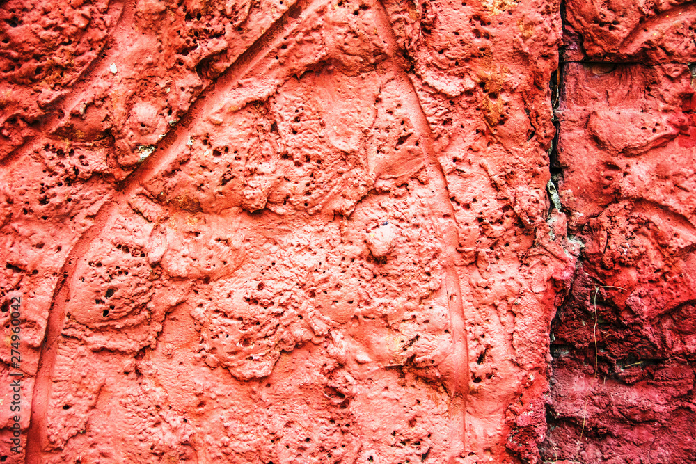 Naklejka premium background texture concrete pink old wall