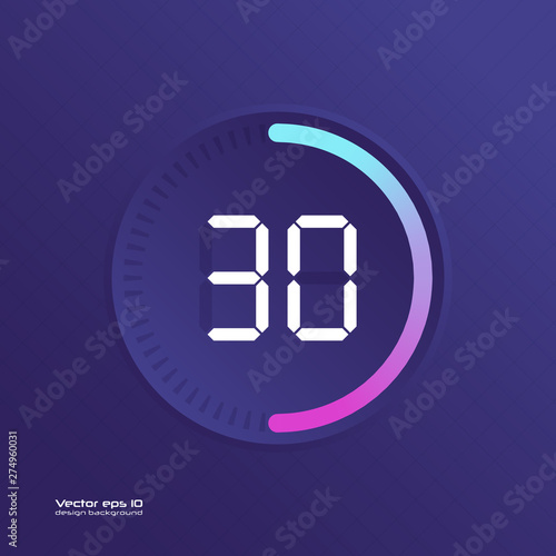 Stopwatch vector icon