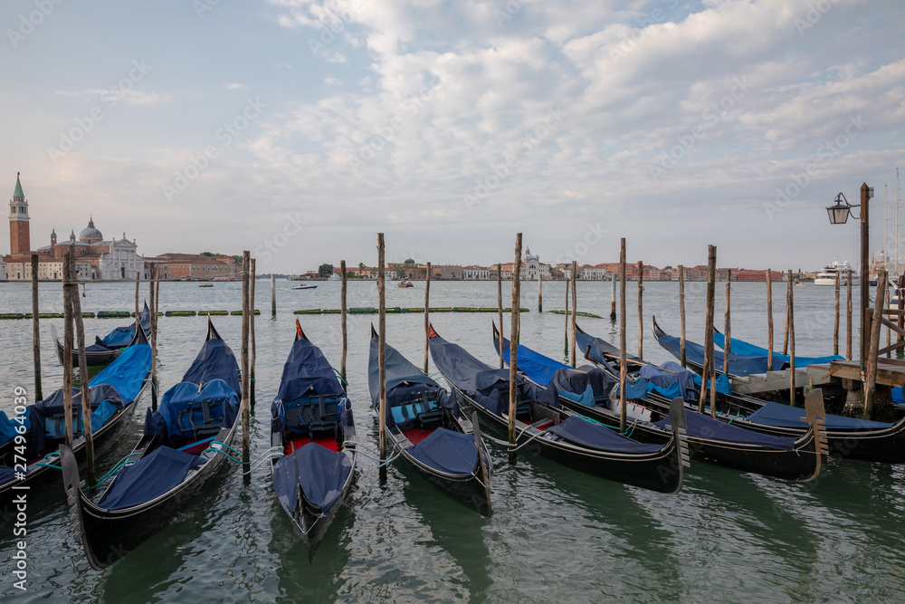 Panoramic view of Laguna Veneta of Venice and San Giorgio Maggiore Island