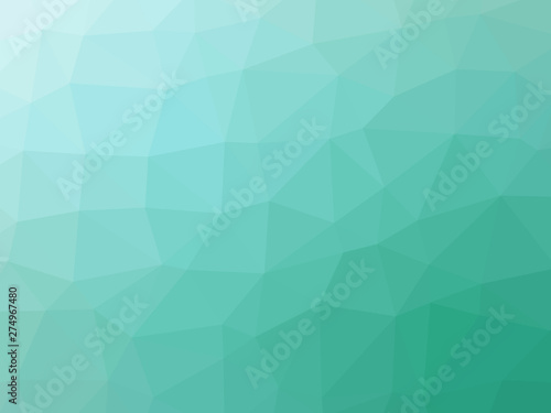Teal gradient polygon shaped background