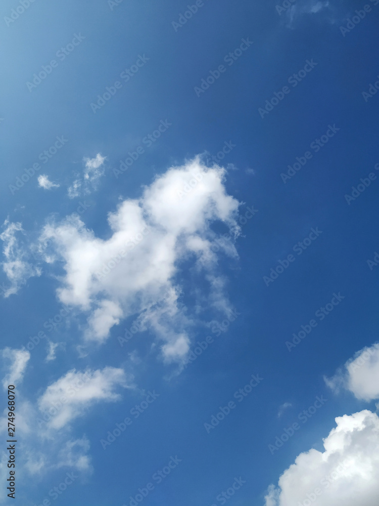 Blue sky with clouds in the morning. Blue sky with clouds in the morning.