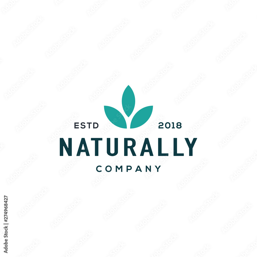 Nature leaf logo design concept. Universal leaf logo.